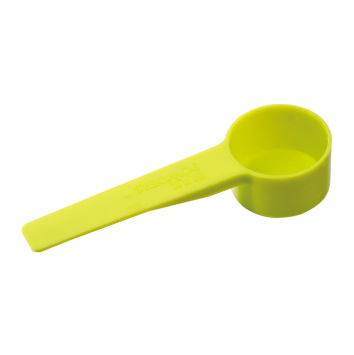 Green Cylinder Powder Plastic Measuring Scoop With Short Handle